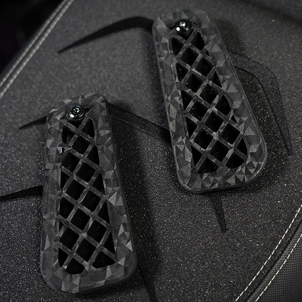 Motogb Shop Accessories Voge DS800 Sump Cover Inserts Pair - Carbon